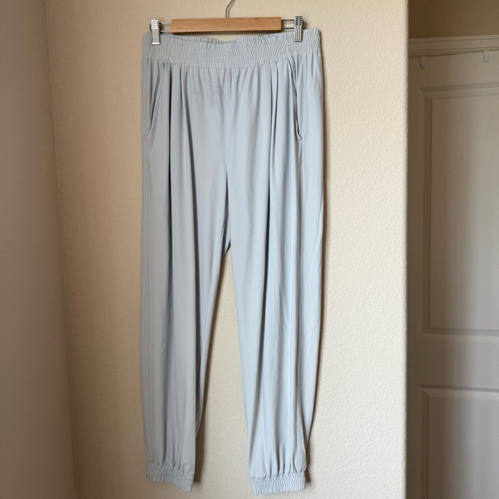 A Day Pack it Up Jogger Pants Light Gray Size Large